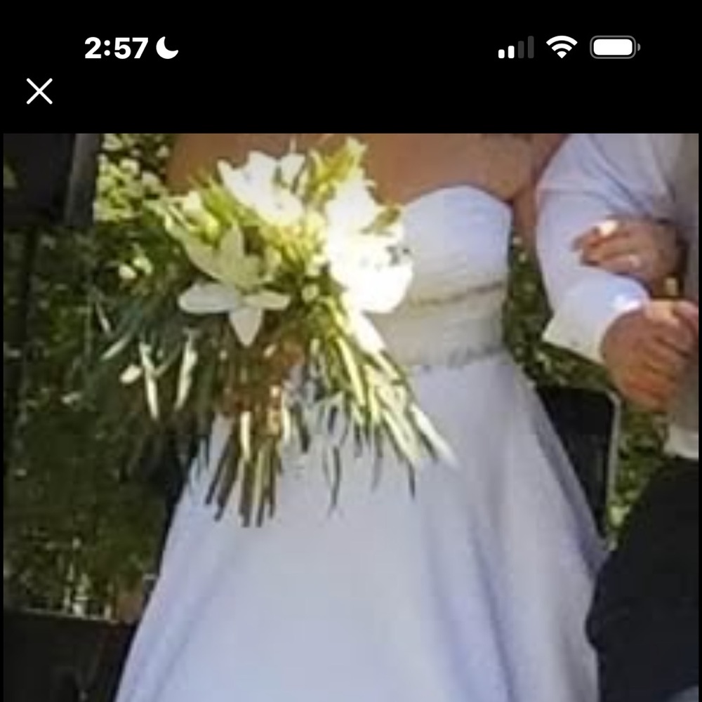 Woman’s wedding dress